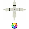 Spliter Connector voor RGB LED Strips 4 hoeken