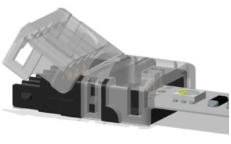 Connector dicht klikken