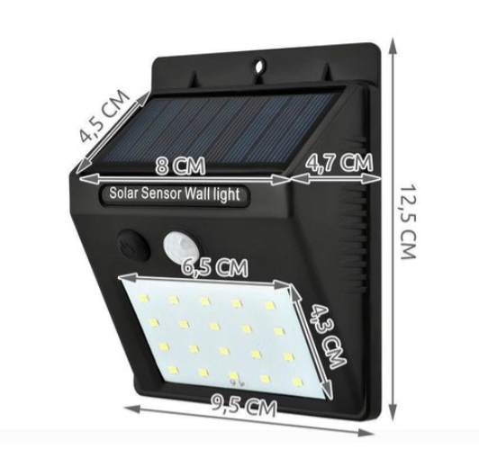 Voorwoord voorzichtig agentschap Solar LED lamp - bewegingssensor | tuinverlichting | zonne-energie -  LEDStripXL