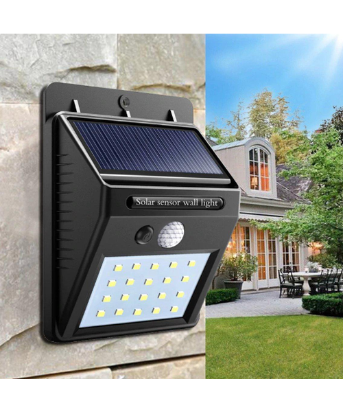 Solar LED lamp - bewegingssensor - tuinverlichting zonne-energie