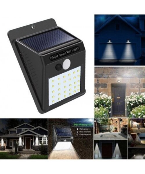 Solar LED lamp - bewegingssensor - tuinverlichting zonne-energie