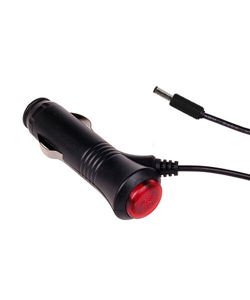 12 Volt 3 Ampere LEDStrip Stroomadapter met Sigarettenaansteker plug en Aan / Uit schakelaar