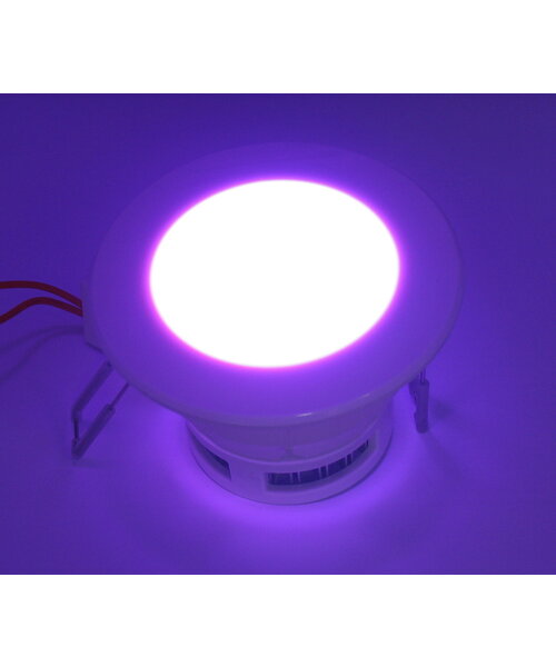 RGB 5 Watt LED Downlight met IR Afstandsbediening