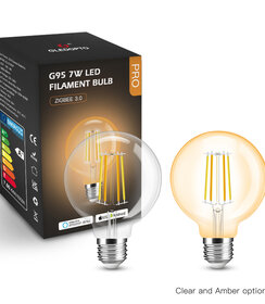 Zigbee 3.0 E27 CCT LED Filament Lamp 7 Watt G95