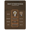 GLEDOPTO Zigbee 3.0 E27 CCT 2200K ~ 6500K LED Filament Lamp 7 Watt G95