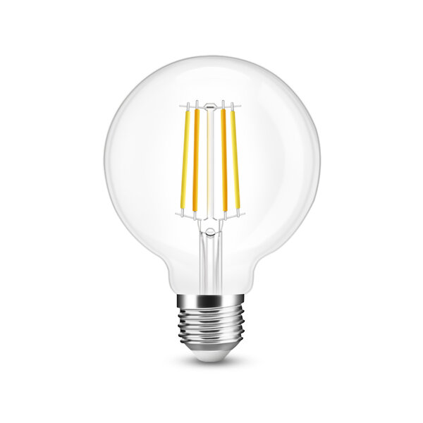 GLEDOPTO Zigbee 3.0 E27 CCT 2200K ~ 6500K LED Filament Lamp 7 Watt G95