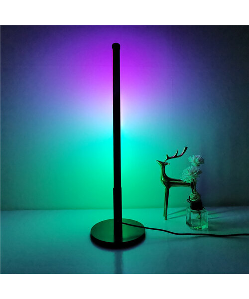 Digitale RGB LED Staande tafel lamp met RF Afstandsbediening