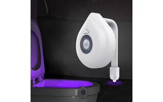 LED RGB Toilet lamp met Bewegingssensor