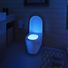 LED RGB Toilet lamp op batterij met Bewegingssensor