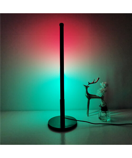 Digitale RGB LED Staande tafel lamp met RF Afstandsbediening