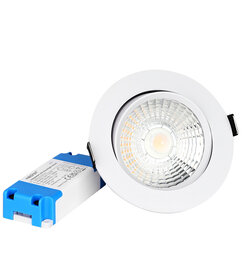 12 Watt 230v Triac Dimbare LED Inbouwspot - Warm Wit