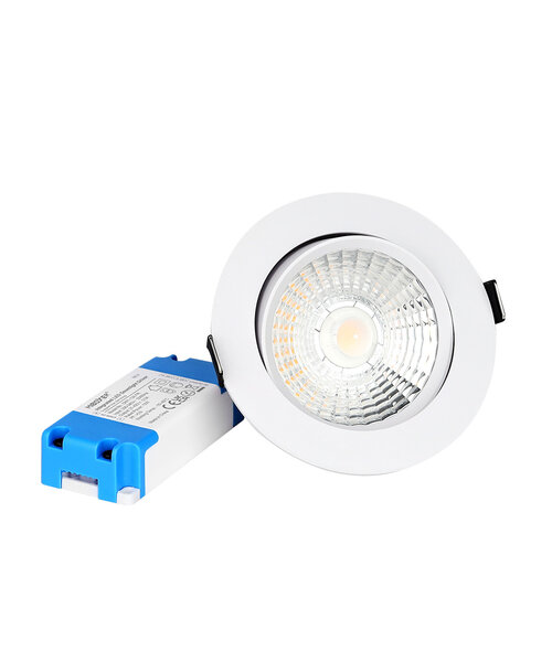 Milight / MiBoxer 12 Watt 230v Triac Dimbare LED Inbouwspot - Warm Wit