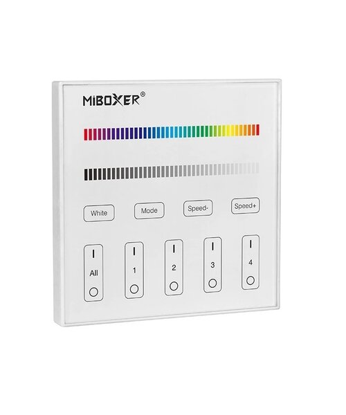 Milight / MiBoxer 4 Zone DMX512 Wandpaneel voor RGBW LEDStrips