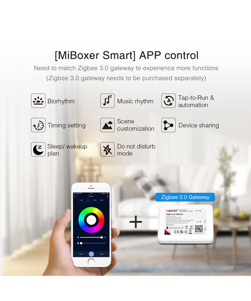 Milight / MiBoxer Zigbee 3.0 Downlight RGB+CCT 6 Watt