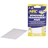 HPX Dubbelzijdige verwijderbare transp. pads (15 stuks)  25mm x 25mm transparant