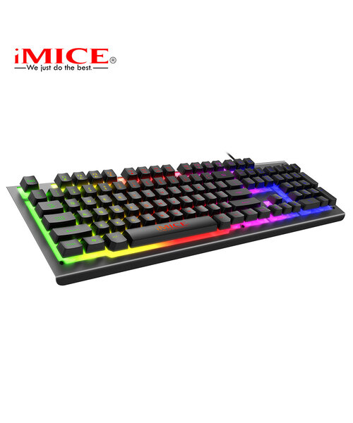 iMice 4-in-1 Gaming set met muis, toetsenbord, koptelefoon en muismat - RGB verlichting