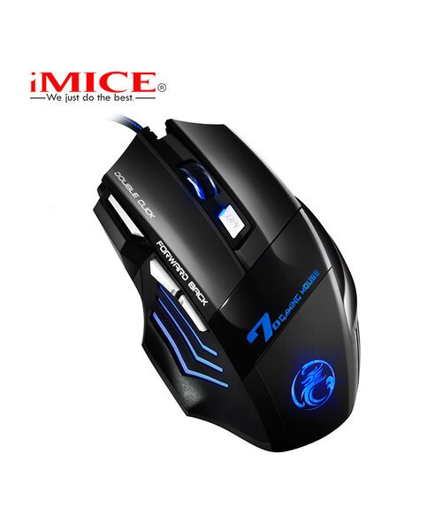 iMice 4-in-1 Gaming set met muis, toetsenbord, koptelefoon en muismat - RGB verlichting