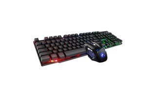 Game toetsenbord en game muis set - RGB verlichting