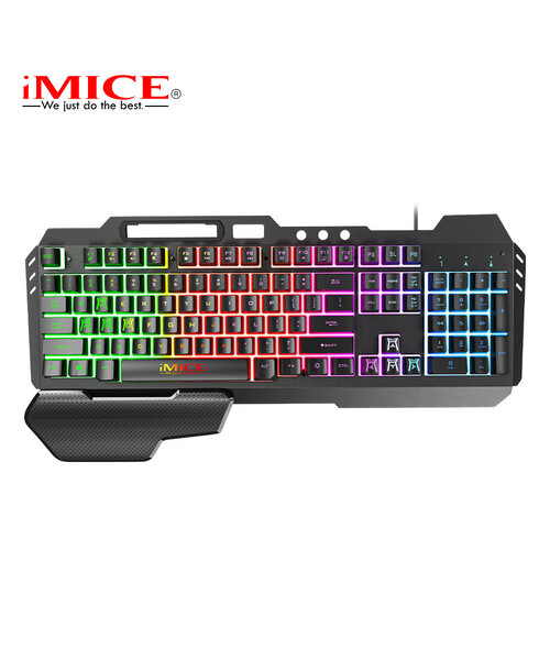 iMice Game toetsenbord met RGB verlichting - Handsteun - 104 toetsen