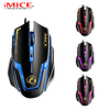 iMice Game muis met LED verlichting - 6 knoppen - 1200/1600/2400/3200  DPI
