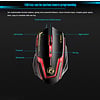 iMice Game muis met LED verlichting - 6 knoppen - 1200/1600/2400/3200  DPI