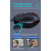 iMice Programmeerbare honeycomb game muis - 8 knoppen - 1200/2400/4800/7200 DPI