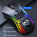 iMice Game muis met extra cover - 7 knoppen - RGB verlichting - Instelbare DPI