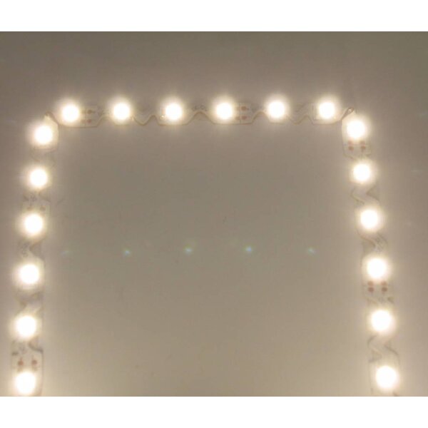 Epistar  Epistar Power LEDStrip Warm Wit Buigbaar S-Shape 5 meter 2700K 72 led per meter