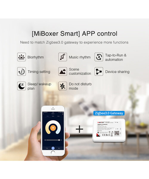 Milight / MiBoxer Zigbee 3.0 2 in 1 Single Color/DualWhite LEDStrip Zone Controller