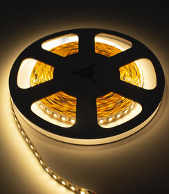 LED Strip Warm Wit 5 Meter 120 LED 24V - Knip per 1 LED