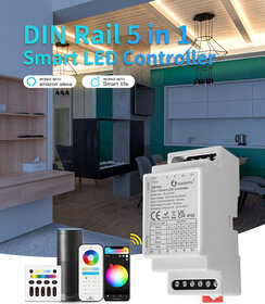 Din Rail Zigbee PRO 5in1 Smart LED Controller