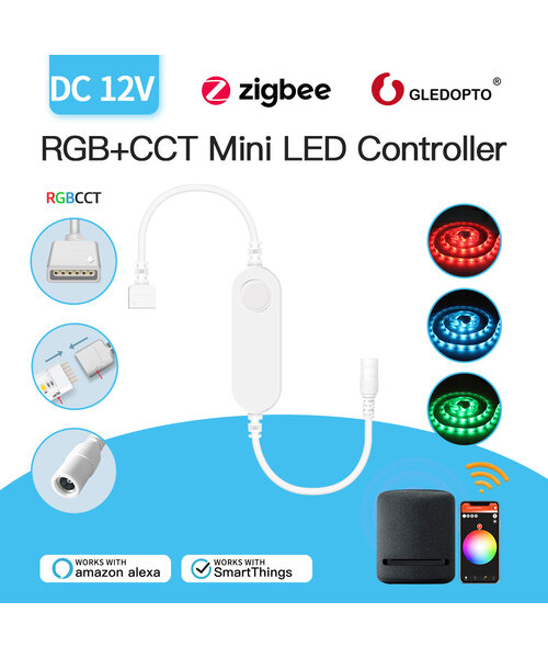 GLEDOPTO RGB+CCT Zigbee PRO mini controller 12V