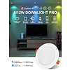 GLEDOPTO Zigbee PRO RGB+CCT Ultra dun 6W LED Downlight