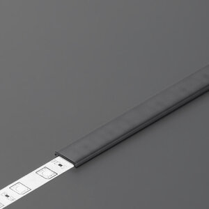 Zwarte click cover 2 meter voor Slim8 en Smart10 profielen