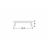 TOPMET 2 Meter C3 Click Cover Transparant voor SMART16 / PLANE 14 Profielen