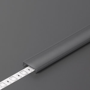 2 Meter C3 Click Cover Zwart Voor SMART16 / PLANE14 Profielen