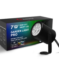 Zigbee 3.0 Buitenlamp voor wand en grond montage 7 Watt RGB+CCT