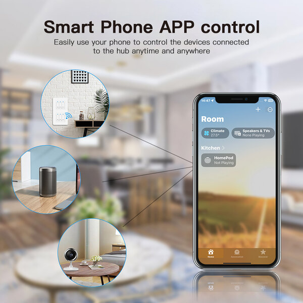 GLEDOPTO Zigbee 3.0 Gateway MATTER en Apple Home Compatible