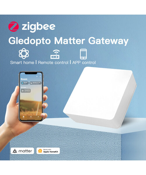 GLEDOPTO Zigbee 3.0 Gateway MATTER en Apple Home Compatible