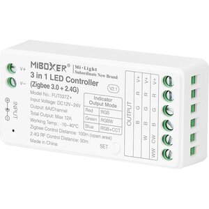MiBoxer 3 in 1 LED Controller (Zigbee 3.0 +2.4G) RGB/RGBW/RGBCCT