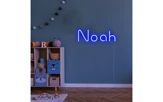 Neon Logo met LED Noah