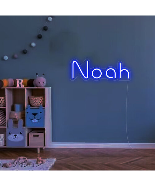 Neon Logo met LED Noah- RGB Multikleur neon logo met afstandsbediening