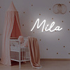 Neon Logo met LED Mila - RGB Multikleur neon logo met afstandsbediening