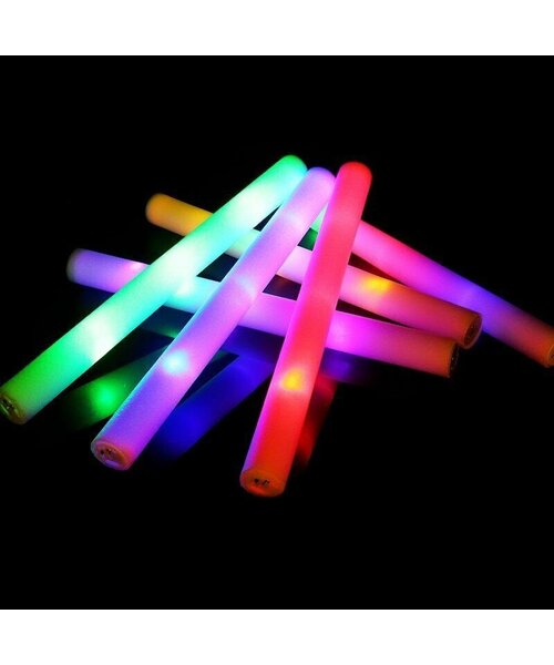 LED Glowstick RGB- feest artikel met interne batterij  - 48CM - 10 stuks
