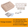 Make-up spiegel lampen LED - 10 stuks - Dimbaar