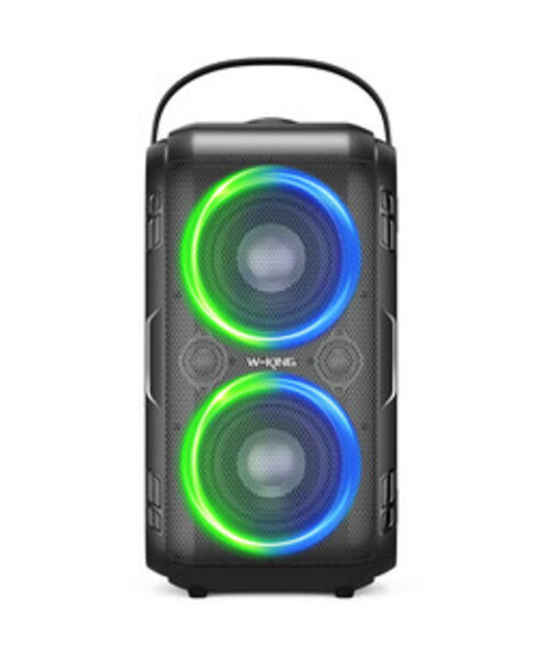 W-King Draagbare 80W Speaker T9-2 Met LED Verlichting 60 Watt RMS Vermogen