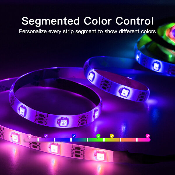 GLEDOPTO WLED Digitale LED Strip Controller met UART en Microfoon - ESP32 - Dynamische kleuren