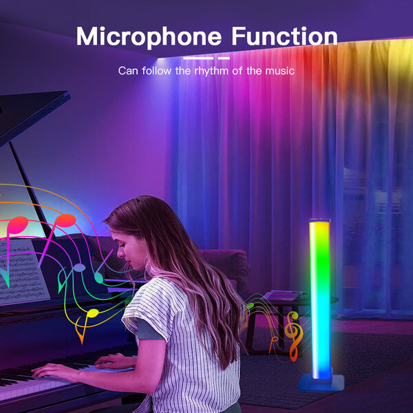 GLEDOPTO WLED Light Bar Digital RGB 10 Watt - ESP32 - Met microfoon en app bediening