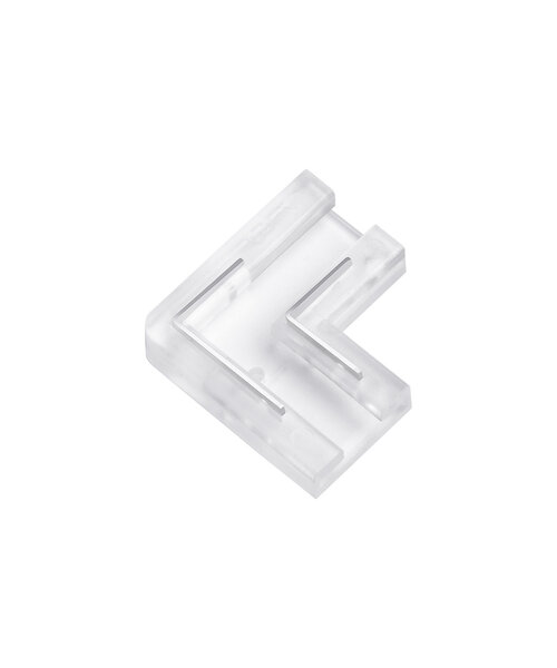 COB LED Strip hoek connector voor 8mm ledstrips 1 kleur met 2 pins