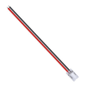 COB LED Strip connector naar draad voor 8mm 2 pins